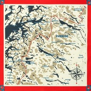 Fjallraven - Swedish classic map scarf - BNWT